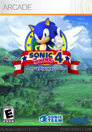 sonic the hedgehog 4 box cover