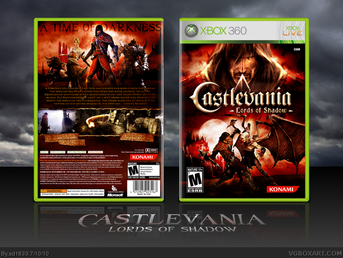 Castlevania: Lords of Shadow box art cover
