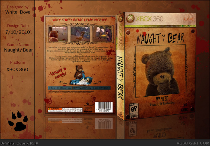 Naughty Bear box art cover
