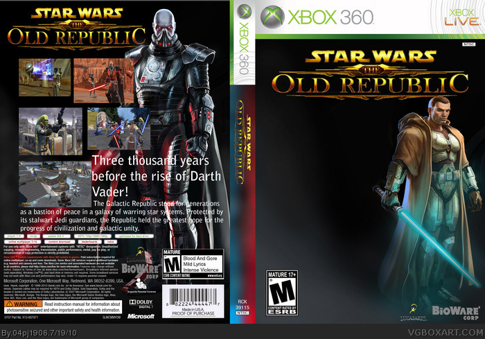 star wars the old republic box art cover