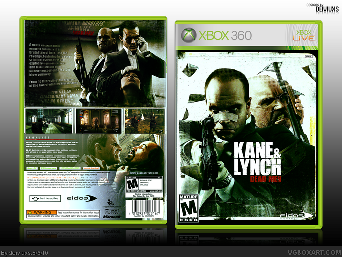 Kane & Lynch: Dead Men box art cover