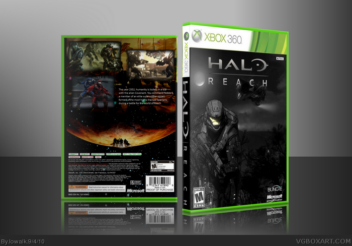 Halo Reach box art cover