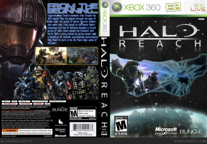 Halo: Reach box art cover