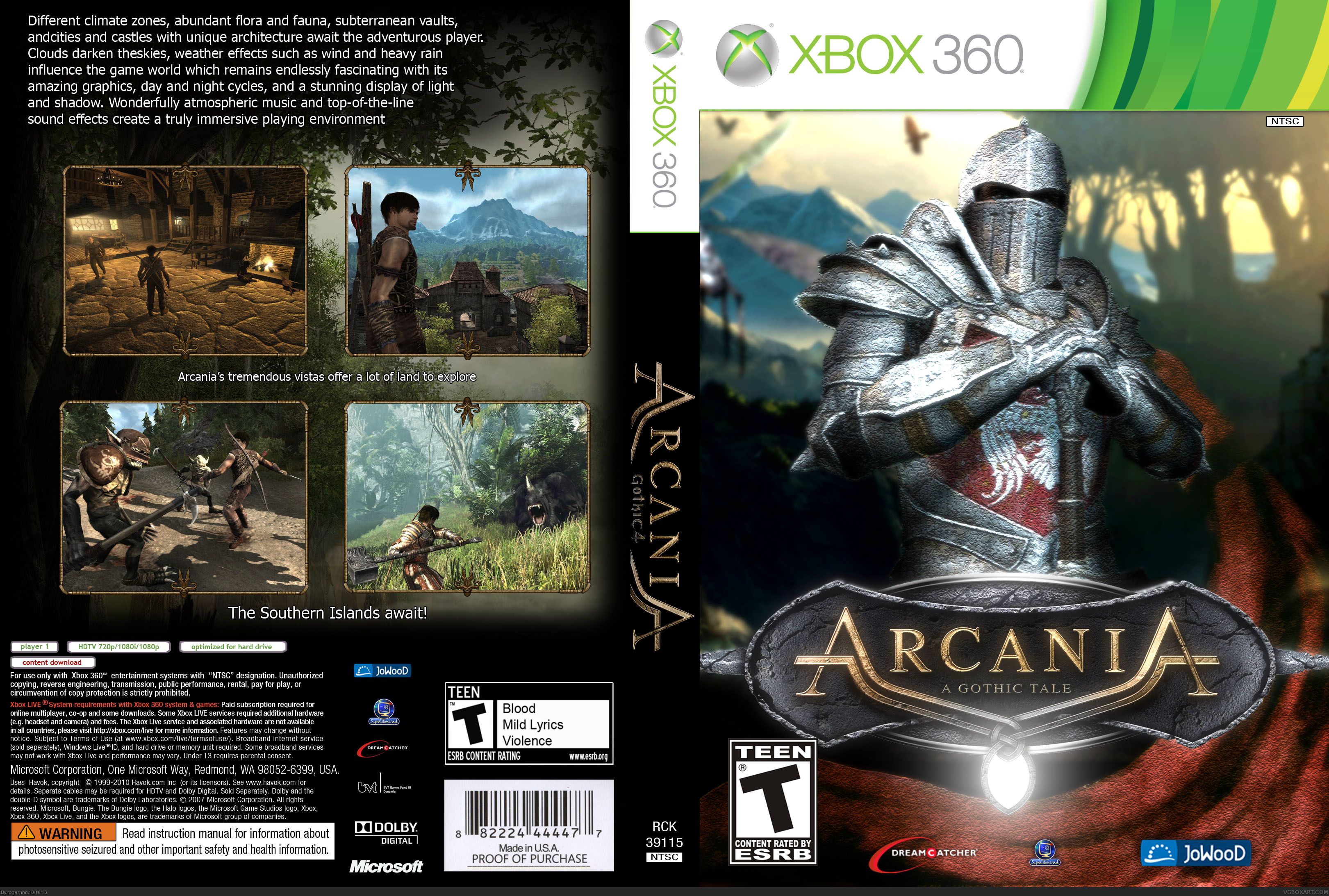 Arcania: A Gothic Tale box cover