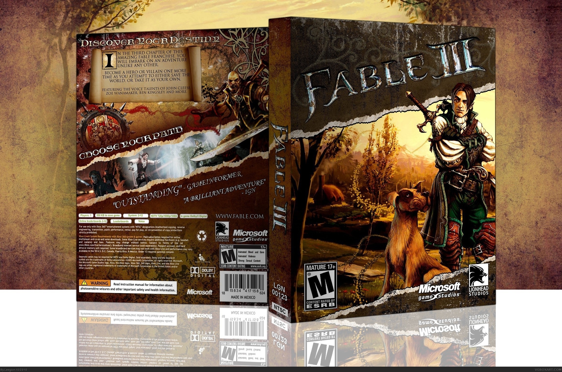 Fable III box cover