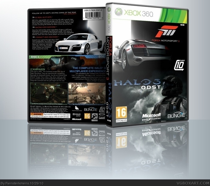 Halo 3: ODST/Forza Motorsport 3 Bundle box art cover