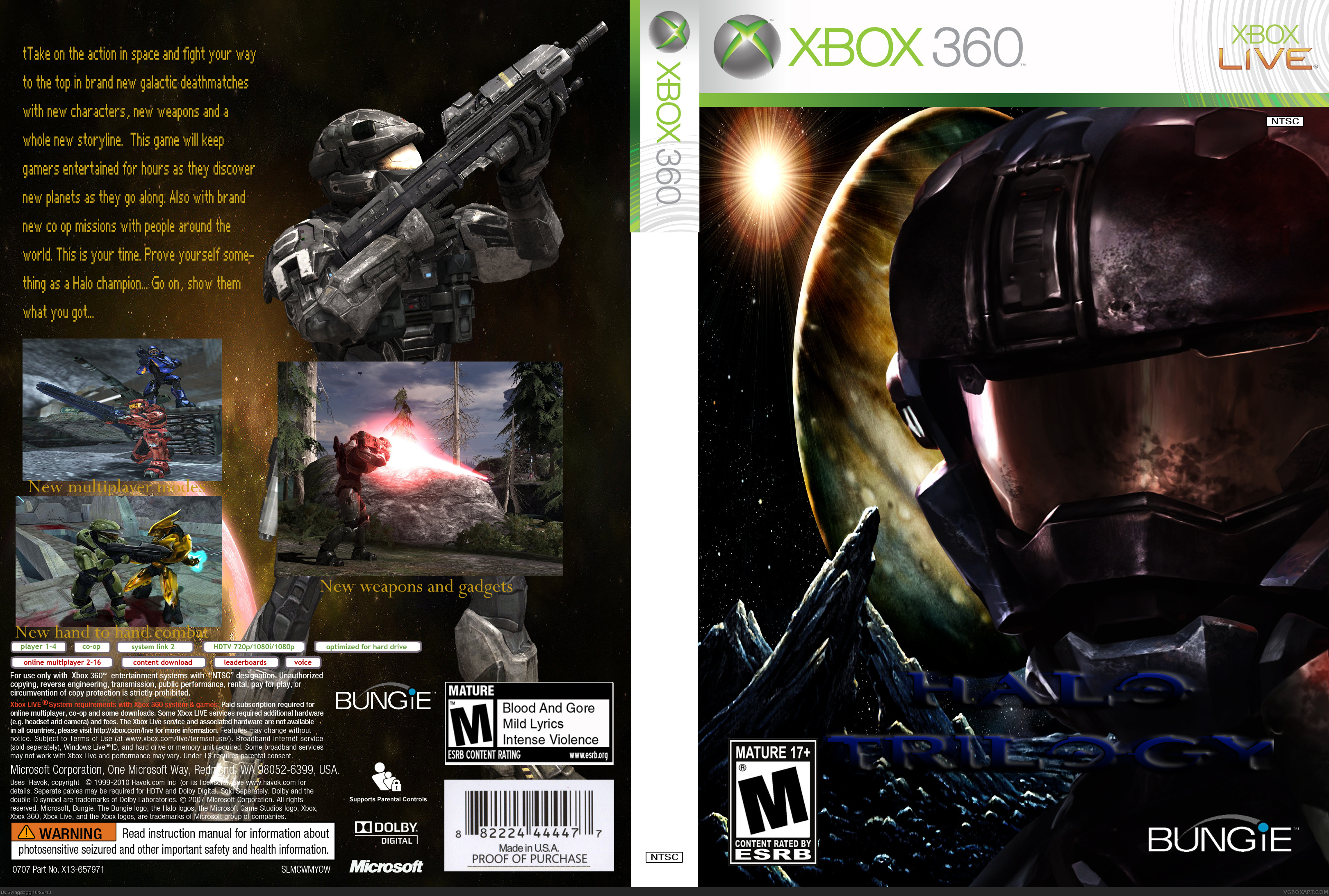 Halo: The Trilogy box cover