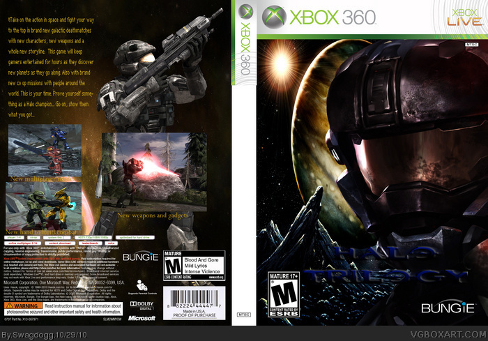 Halo: The Trilogy box art cover