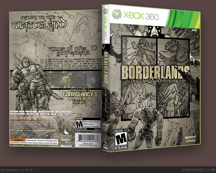 Borderlands: Outland Adventures box art cover