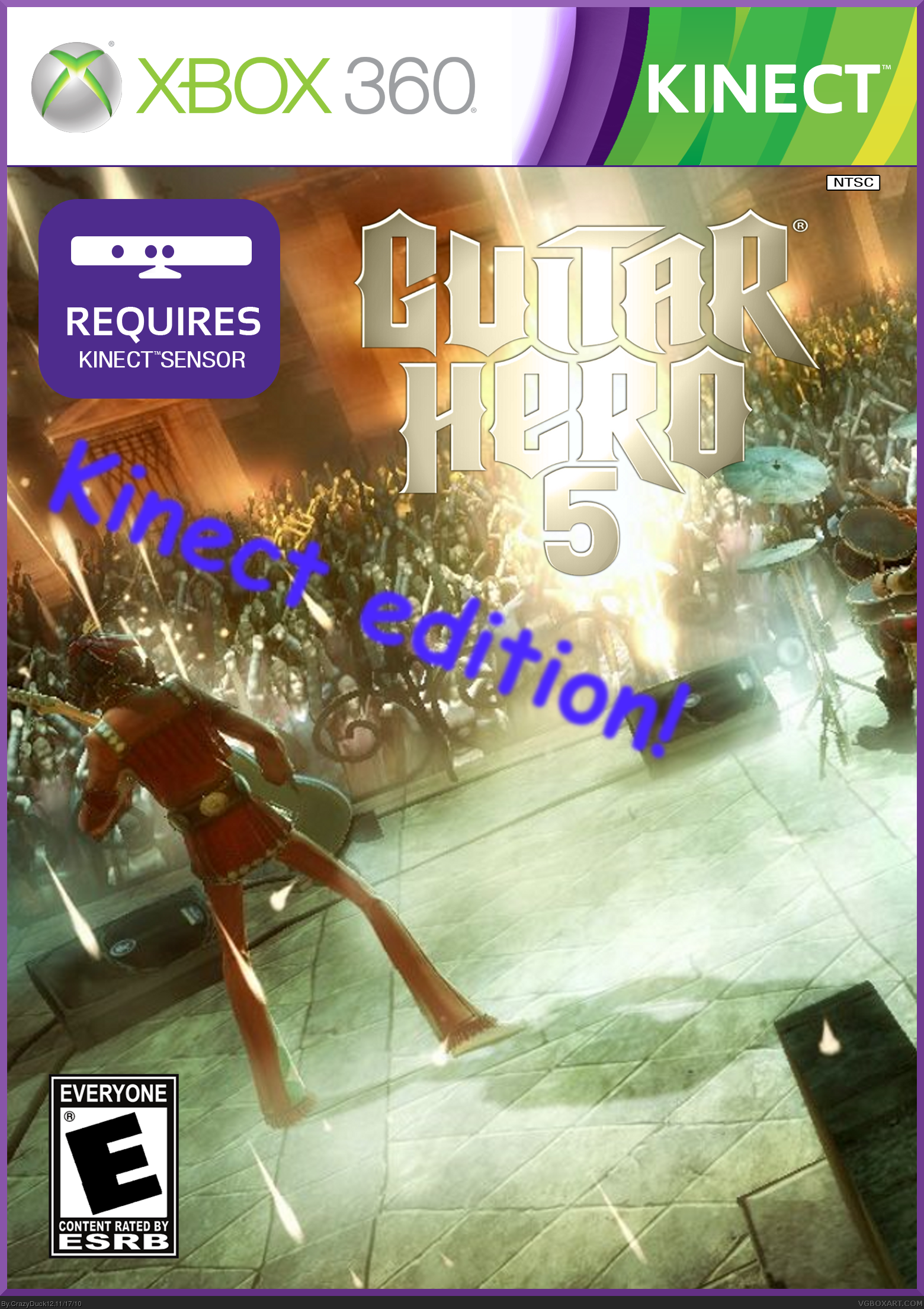 Guitar Hero 5: Kinect edition! box cover
