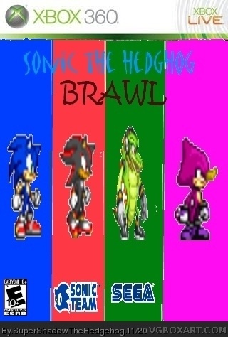 Sonic The Hedgehog Brawl box cover