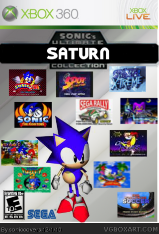 Sonic's Ultimate Saturn Collection box cover
