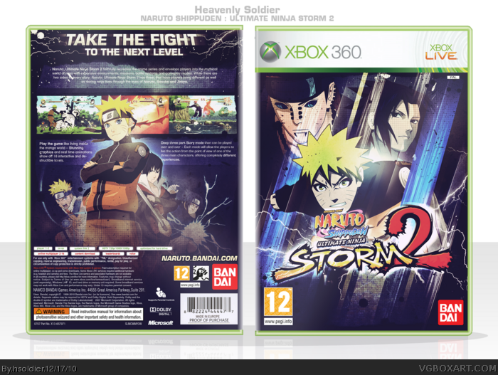 Naruto Shippuden: Ultimate Ninja Storm 2 box art cover