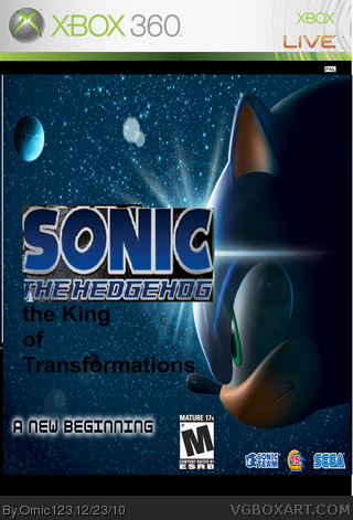 sonic : King of the transformations box art cover