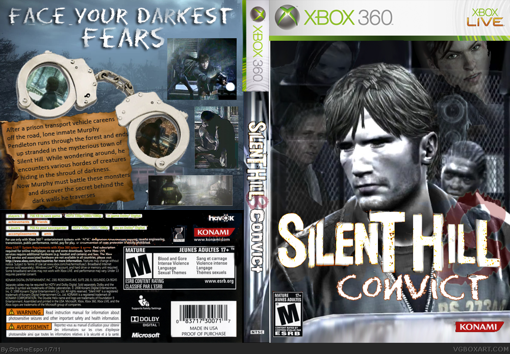 Silent Hill 8 box cover