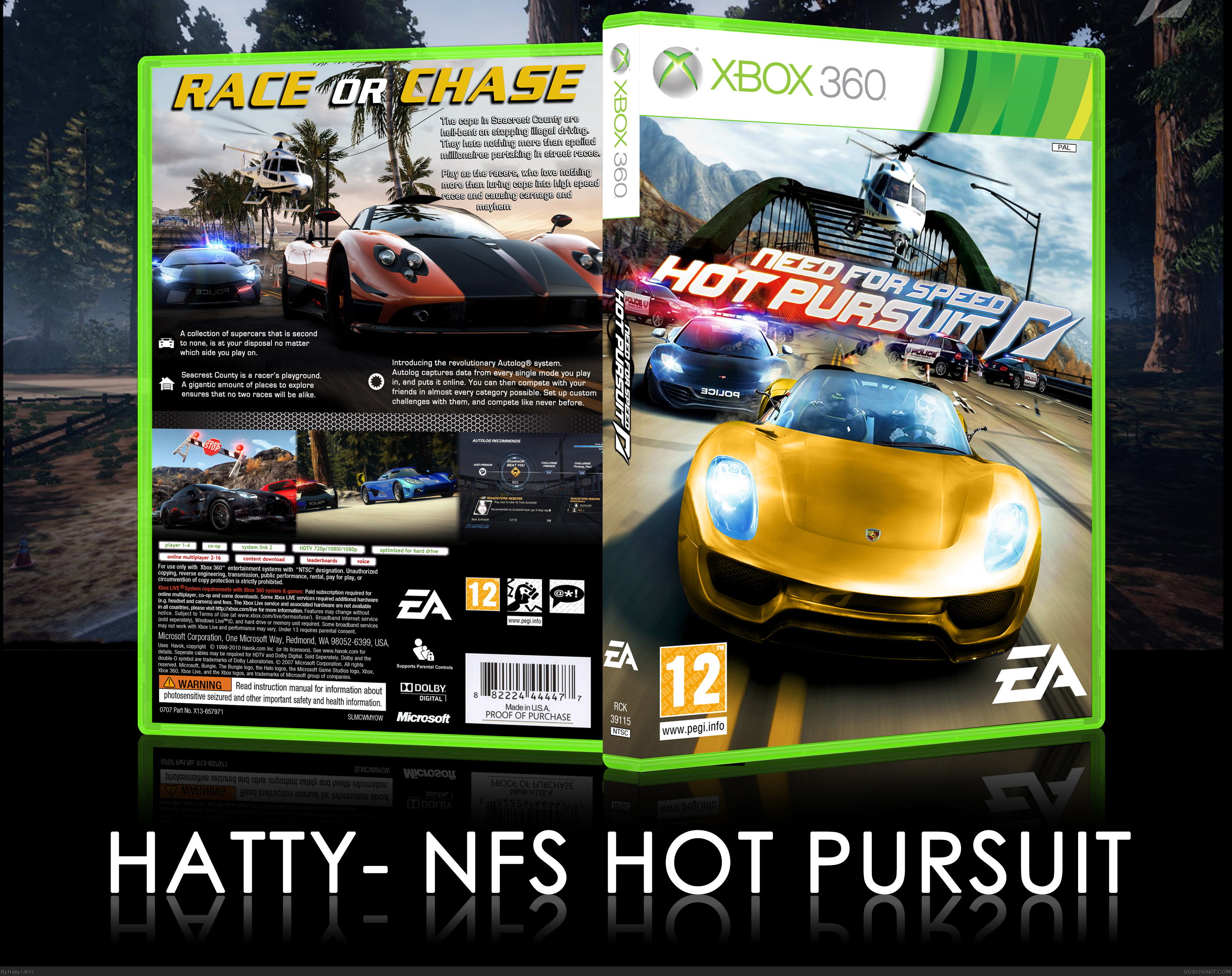 Need for Speed Hot Pursuit (2010) box cover