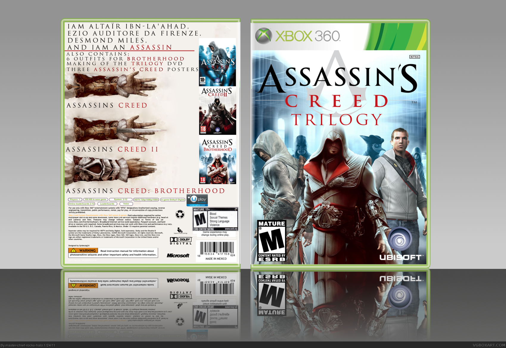 Assassin's Creed Trilogy box cover