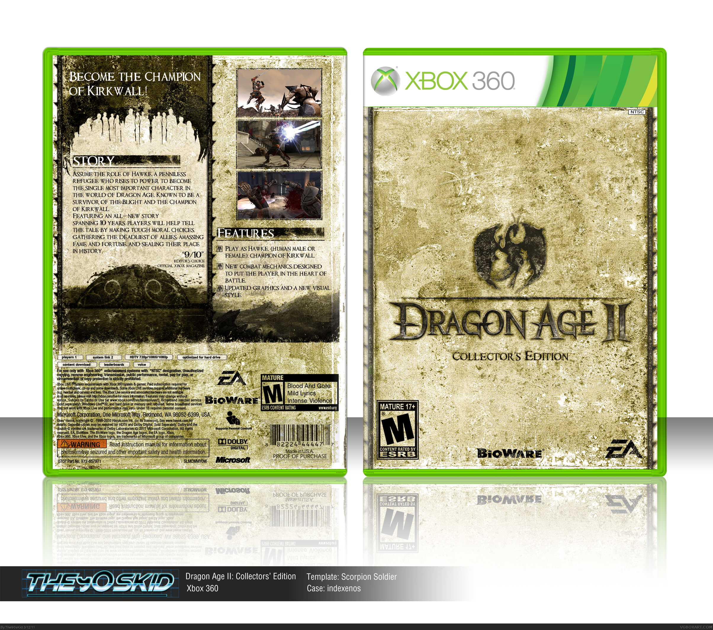 Dragon Age II: Collectors' Edition box cover