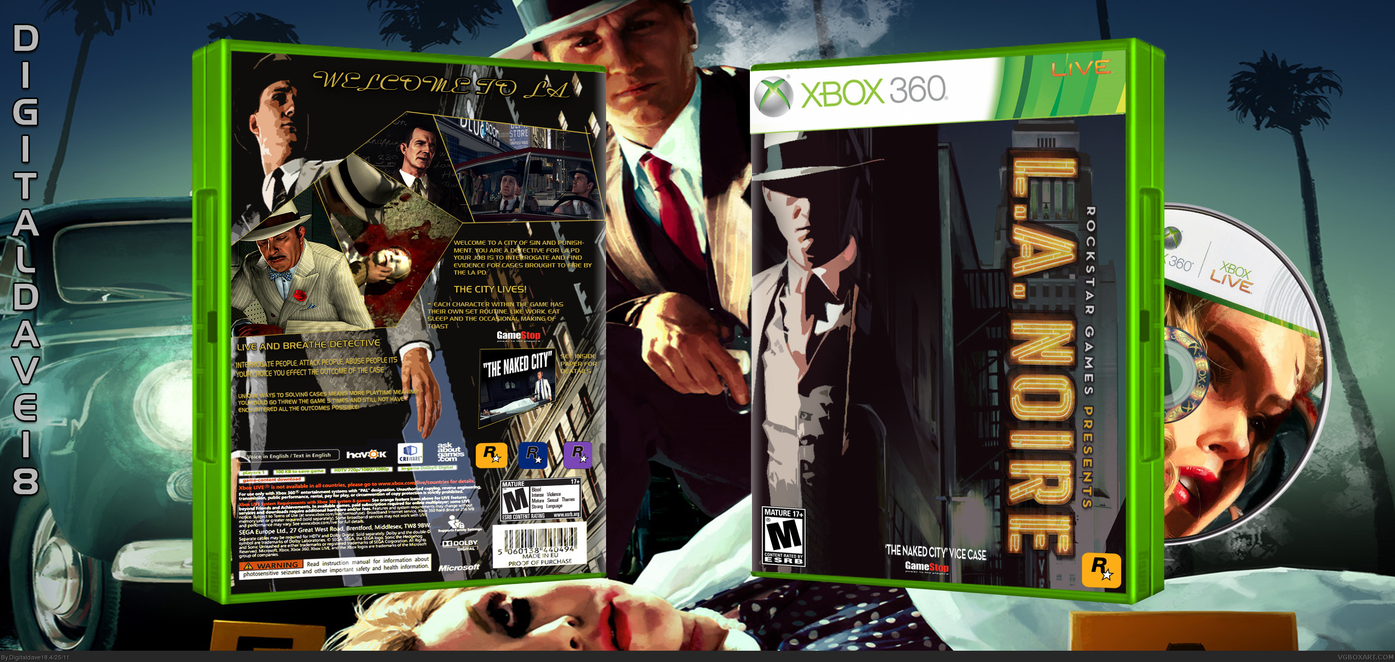 L.A. Noire box cover