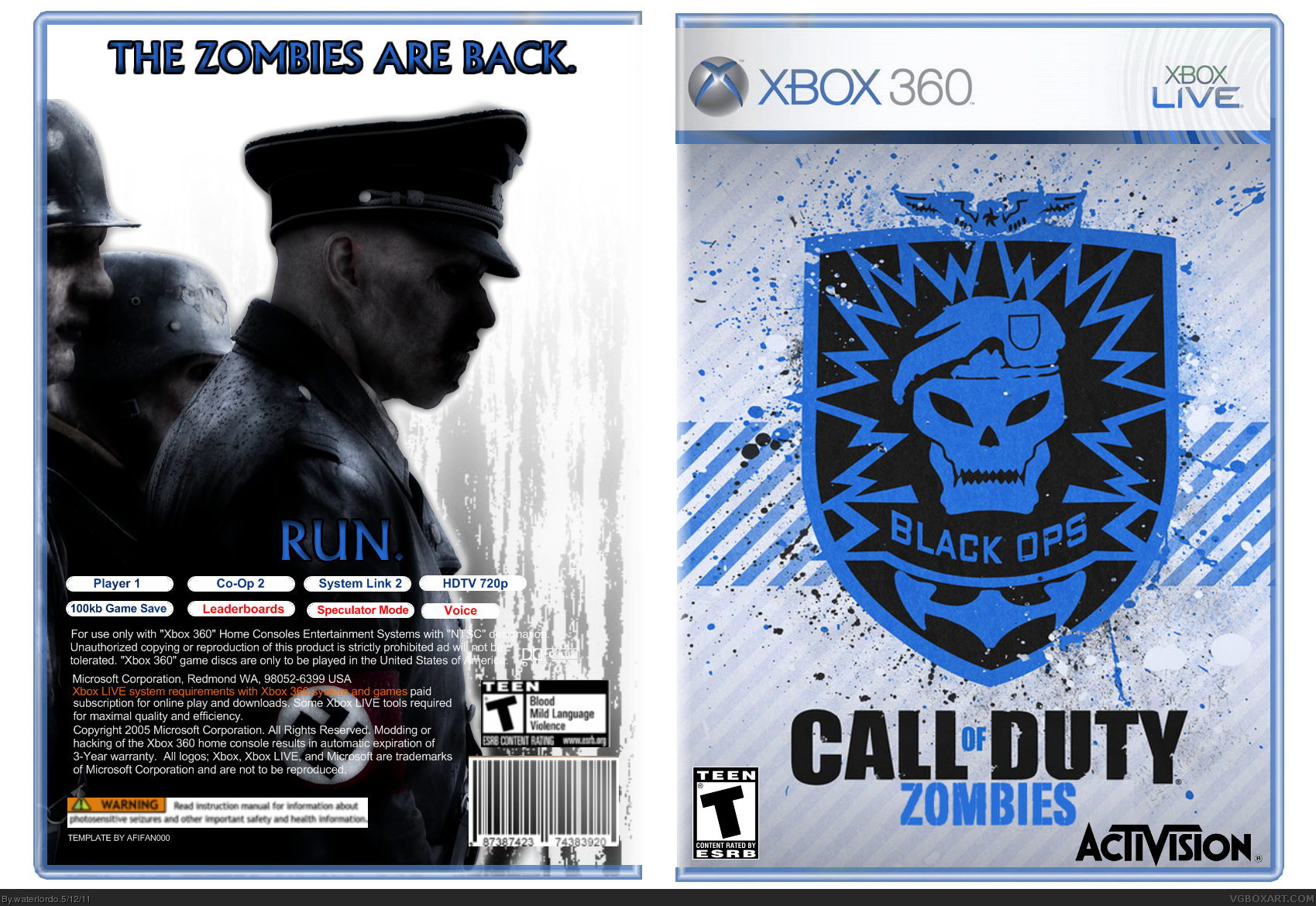Call of Duty: Zombies box cover