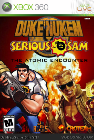 Duke Nukem & Serious Sam: The Atomic Encounter box cover