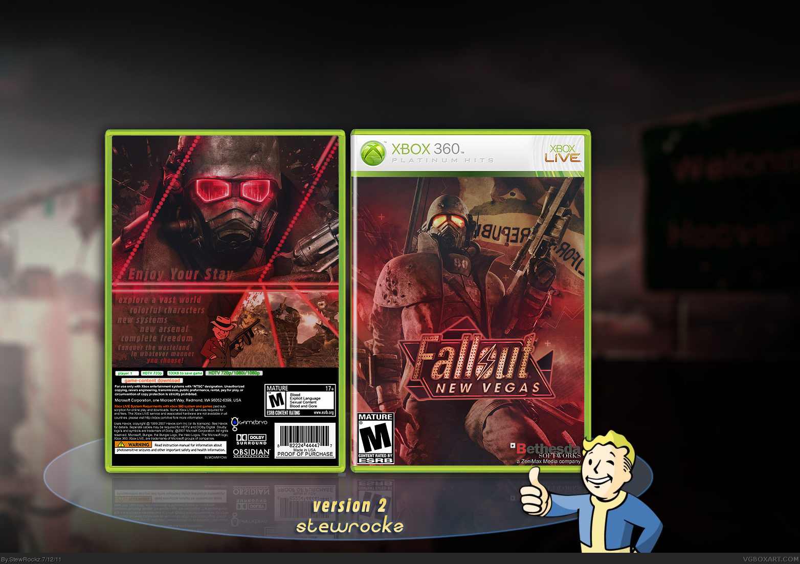 Fallout: New Vegas box cover