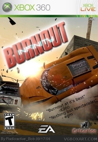 Burnout: Infinity box cover