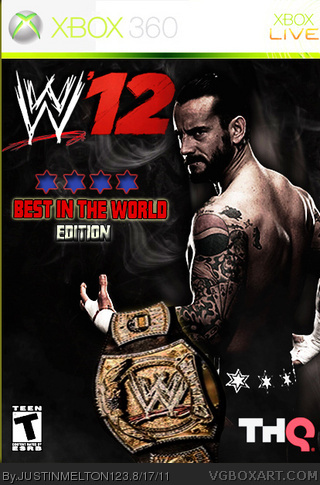 WWE 12 box cover