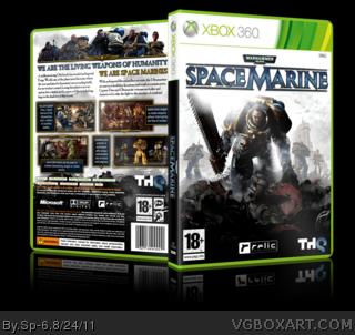 Warhammer 40,000: Space Marine box art cover