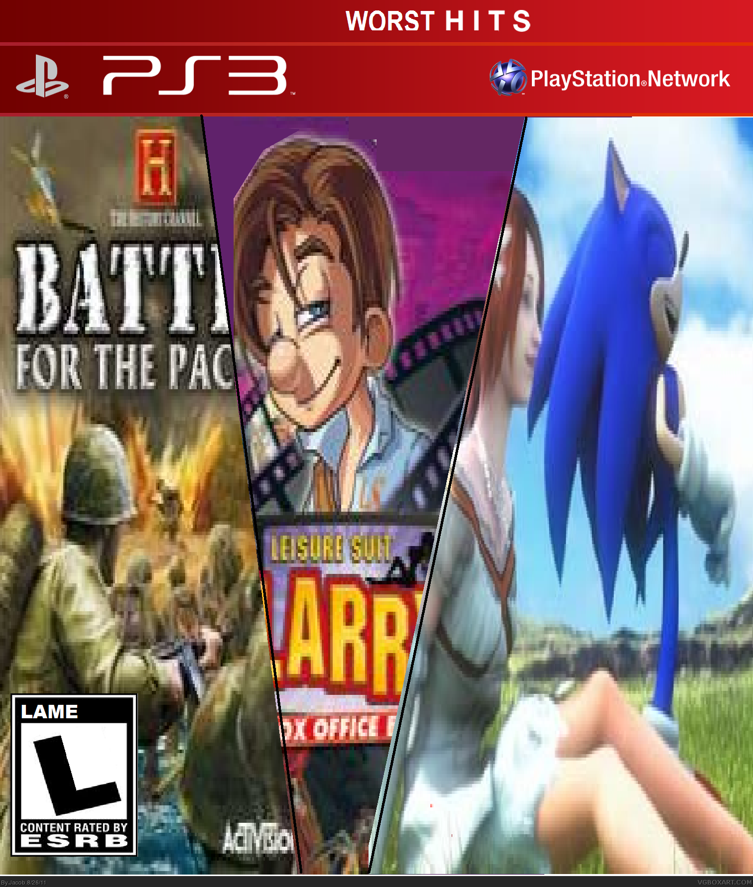 PS3 Worst Hits box cover