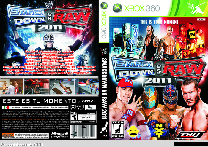 WWE Smackdown Vs Raw 2011 box art cover