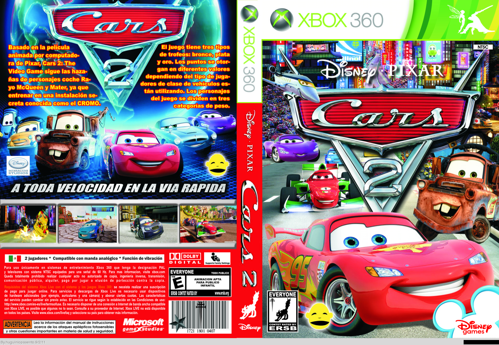 Cars 2 box cover