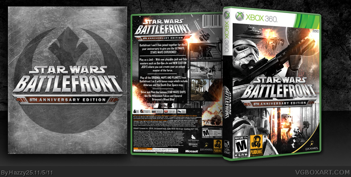 Star Wars Battlefront II box art cover