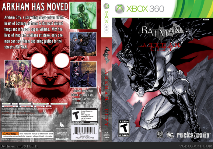 Batman: Arkham City box art cover