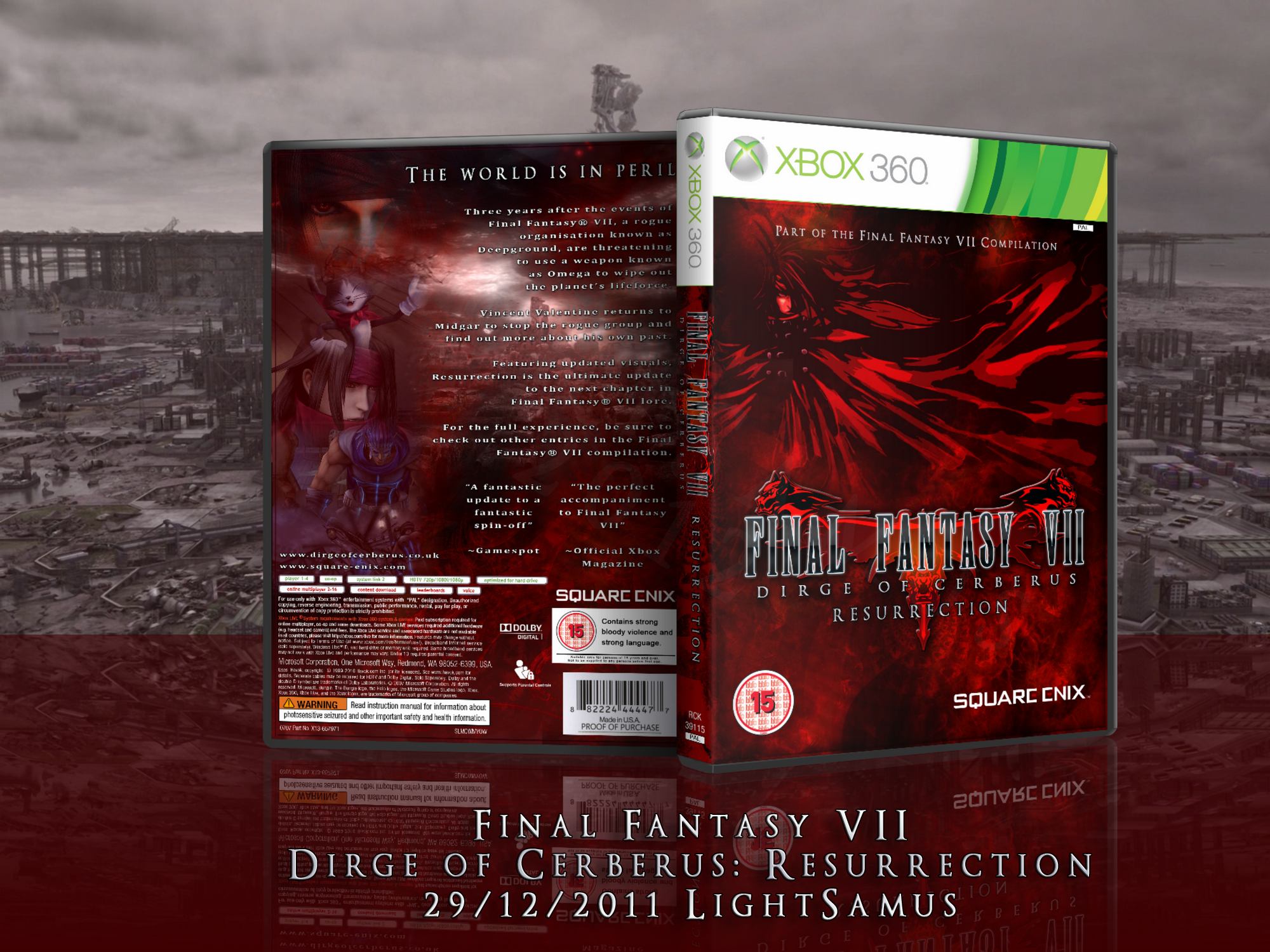 Final Fantasy VII Dirge of Cerberus: Resurrection box cover