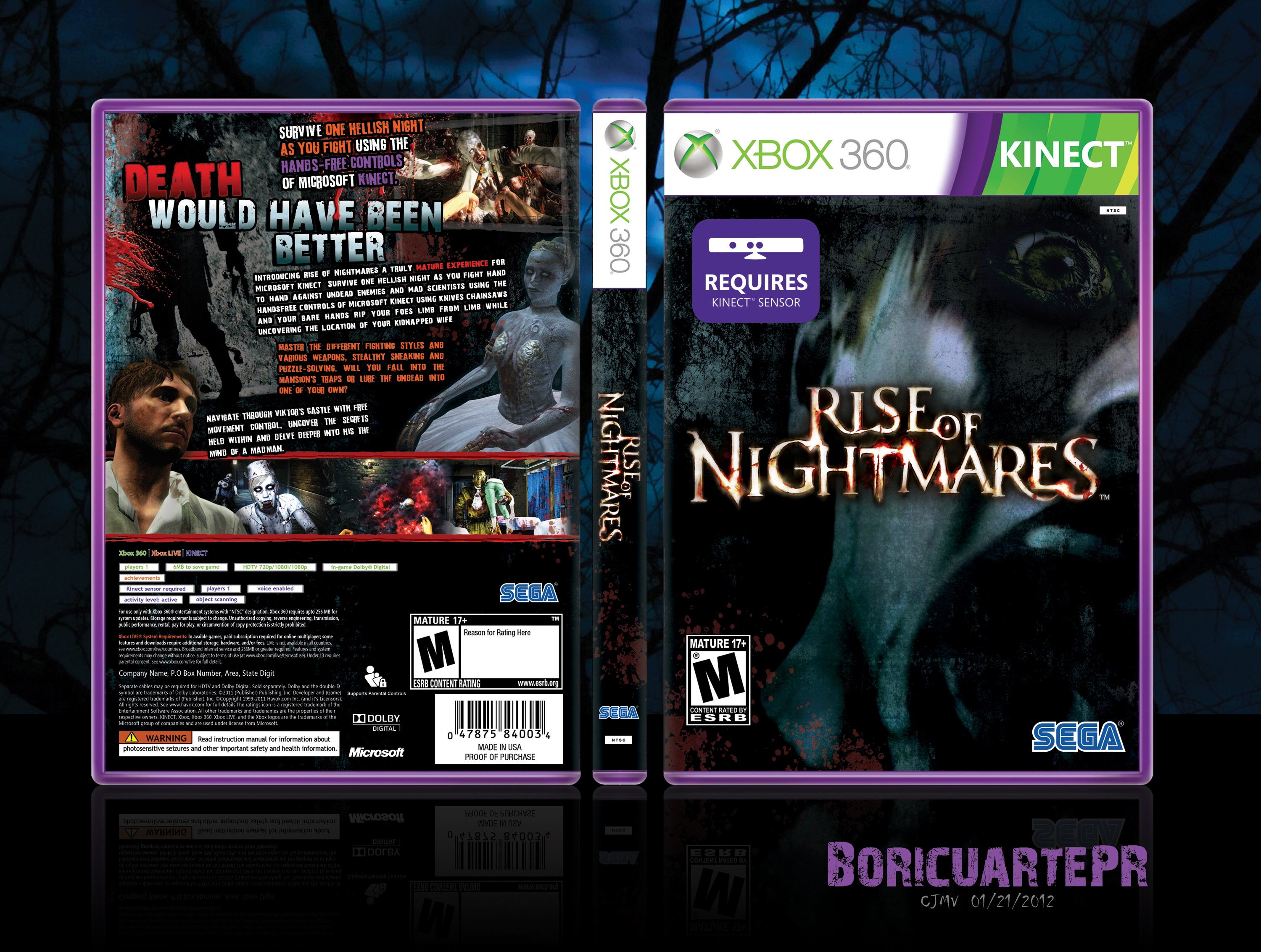 Rise of Nightmares box cover