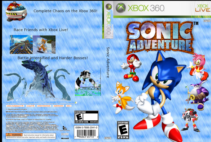 Sonic Adventure box art cover