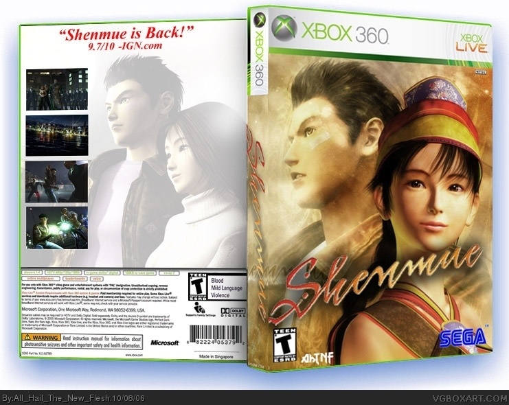 Shenmue box cover