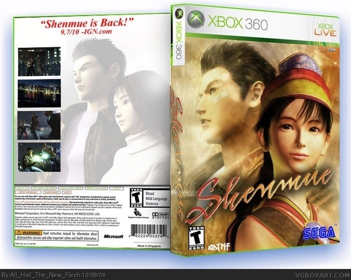 Shenmue box art cover