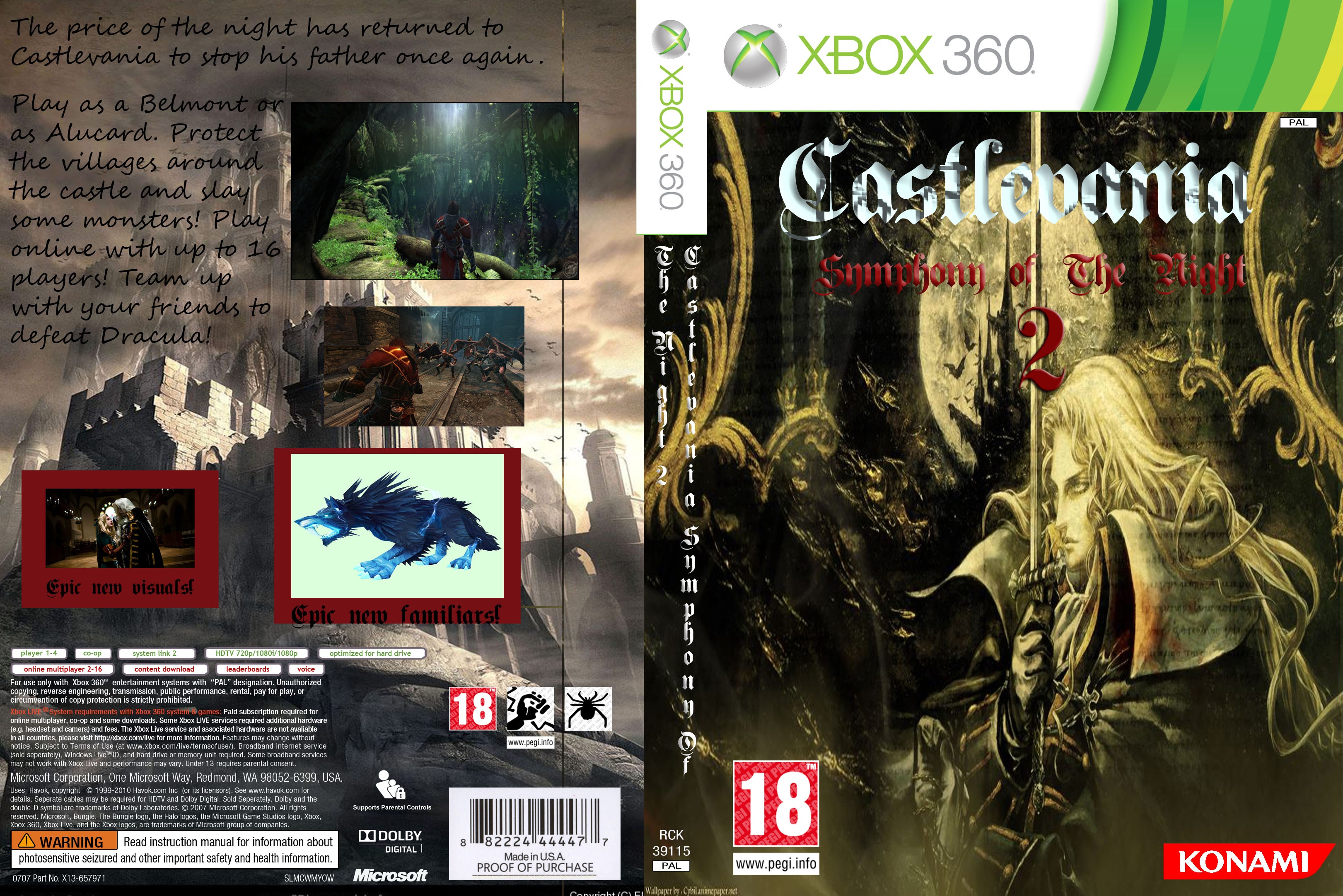 Castlevania Symphony of the Night 2 box cover