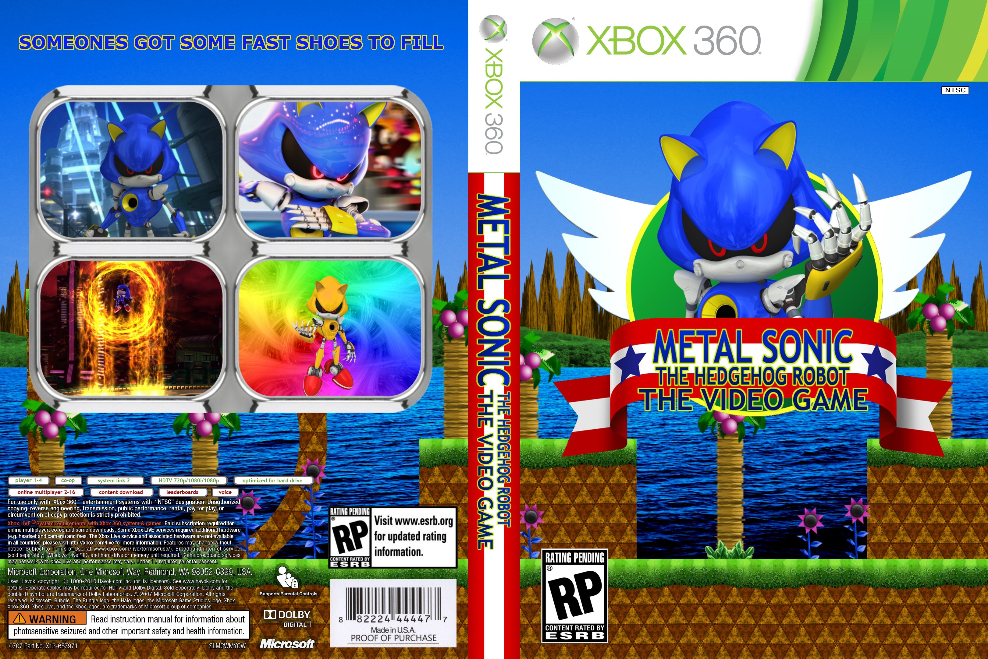 Metal Sonic:The Video Game box cover