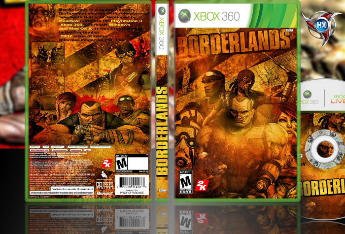 Borderlands box art cover