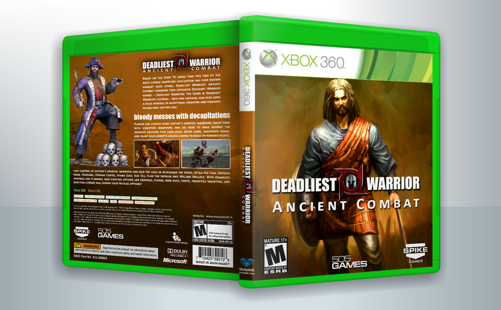 Deadliest Warrior: Ancient Combat box cover
