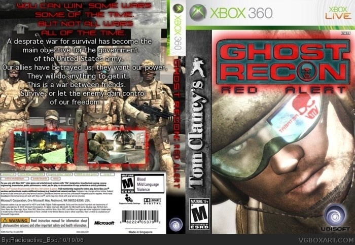 Tom Clancy's Ghost Recon: Red Alert box art cover