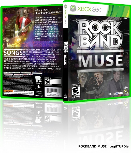 RockBand: Muse box art cover