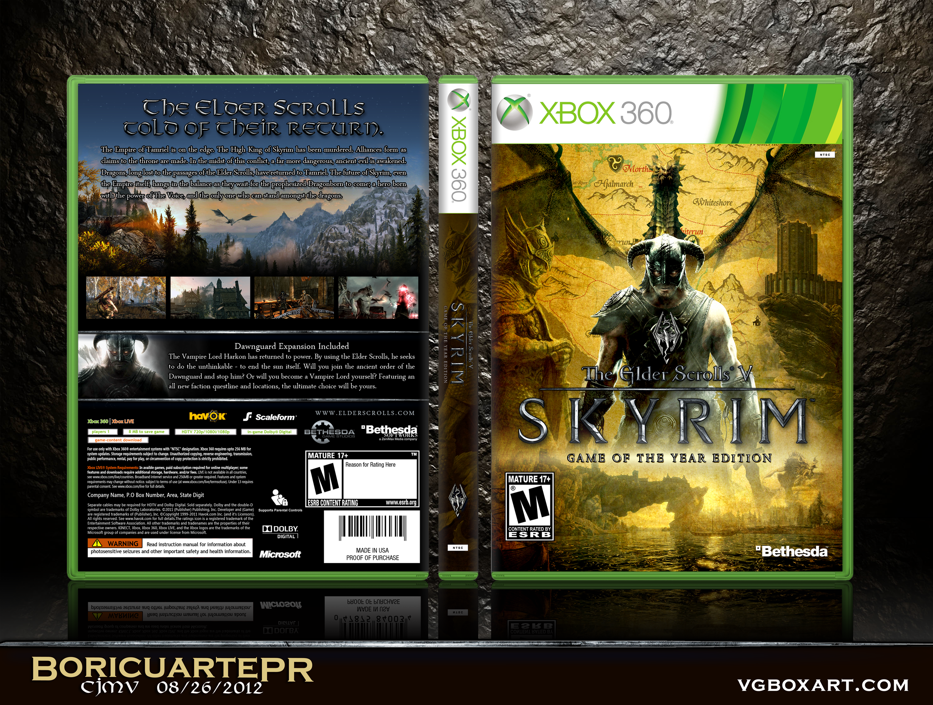 The Elder Scrolls V: Skyrim GOTY Edition box cover