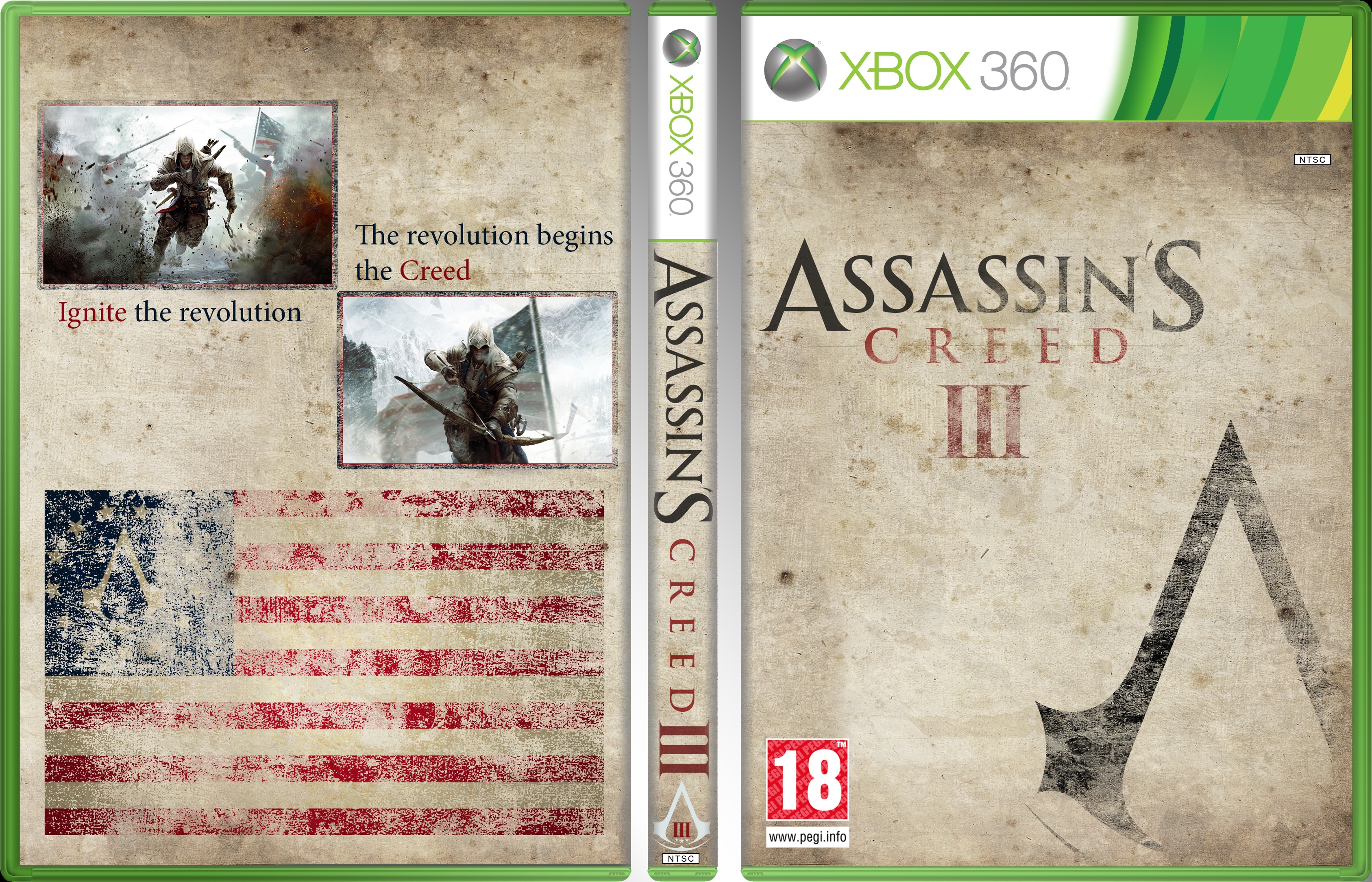 Assasin's Creed 3 box cover