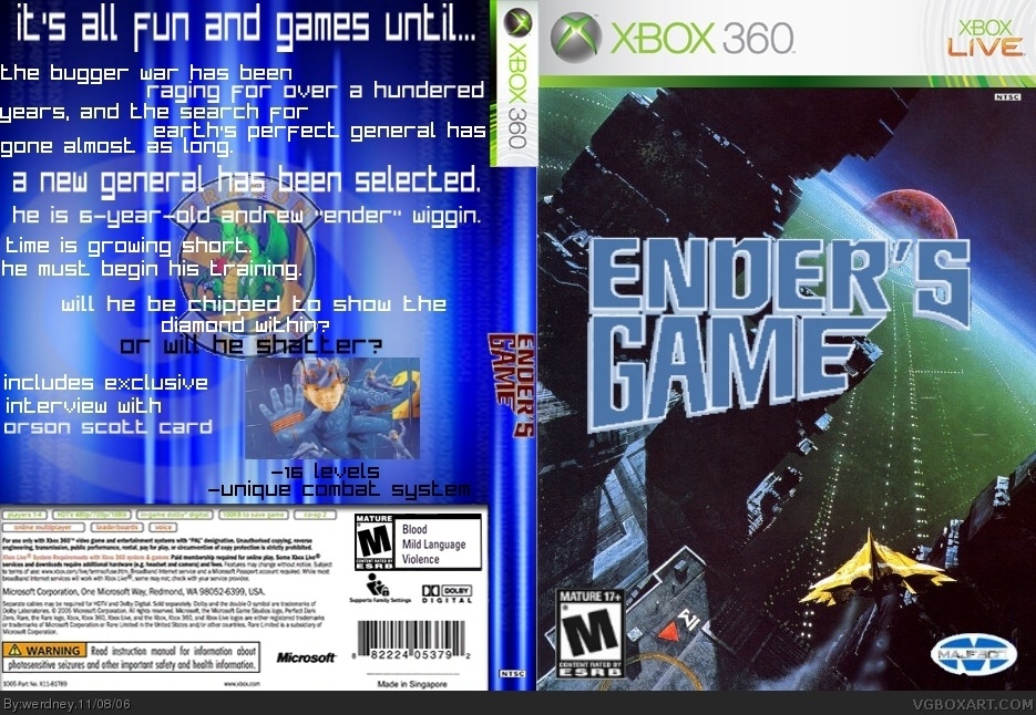 Ender's Game box cover