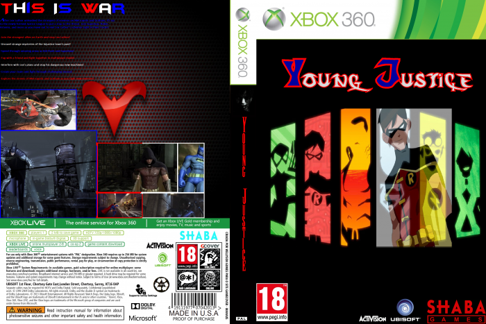 Young Justice box art cover