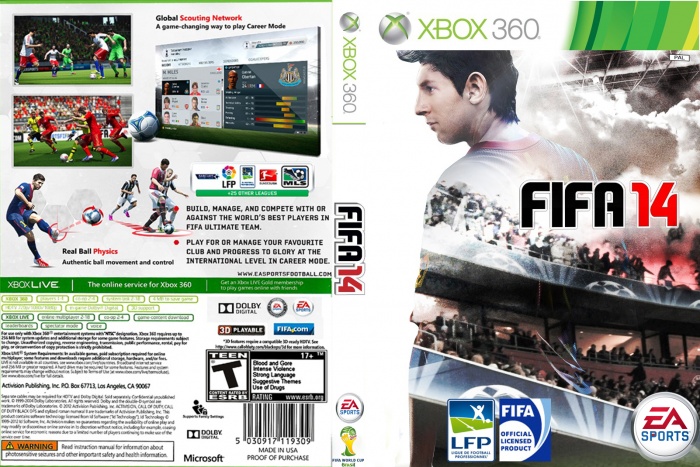 FIFA 14 box art cover